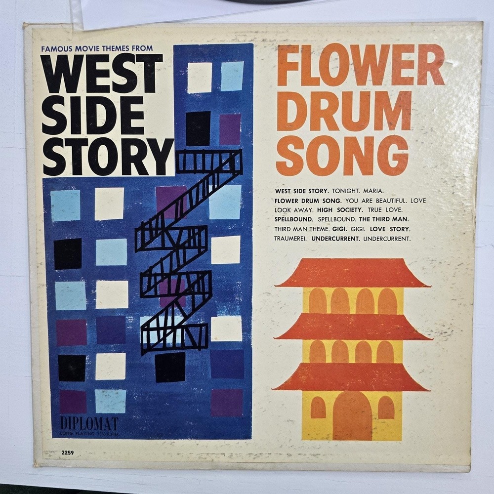 The Memorial Strings Flower Drum Song West Side Story LP 1959 Stereo Diplomat